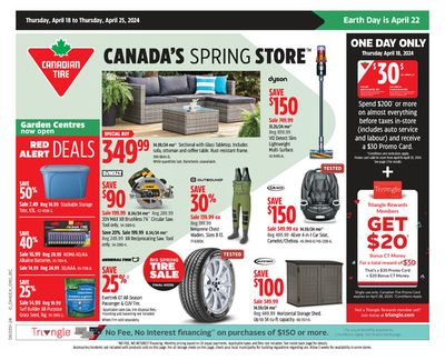 Garden & DIY offers in Oakville | Canadian Tire weekly flyer in Canadian Tire | 2024-04-18 - 2024-04-25
