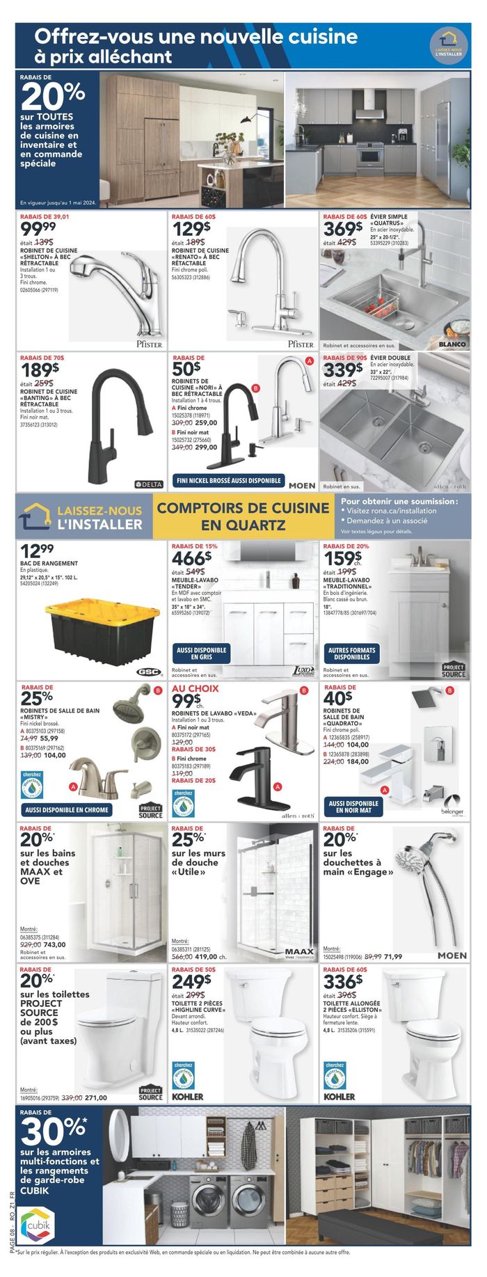 RONA catalogue in Saint-Jérôme | RONA Weekly ad | 2024-04-18 - 2024-04-24