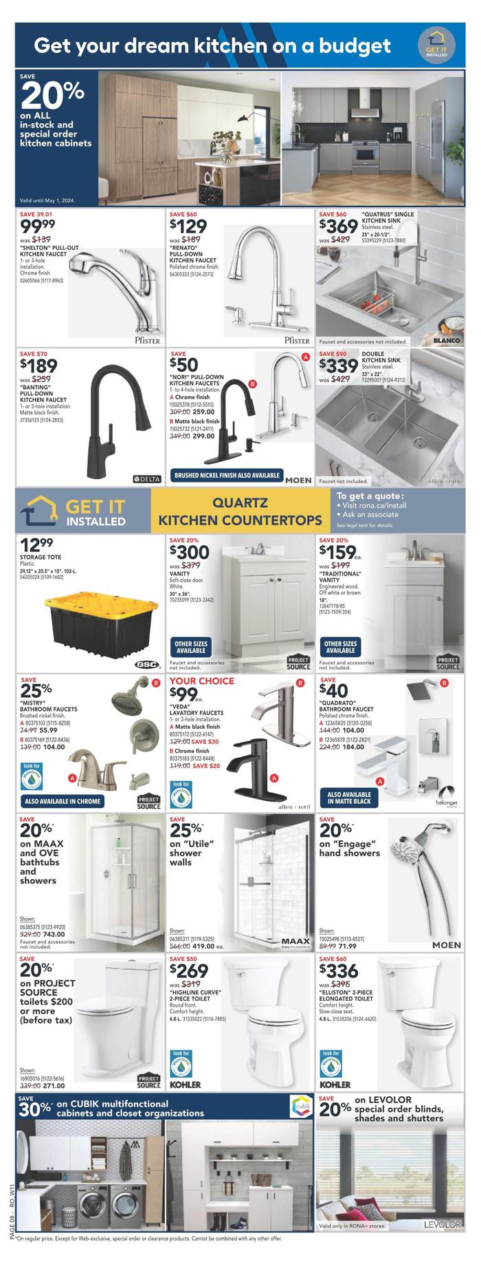 RONA catalogue in Calgary | Start Spring For Less | 2024-04-18 - 2024-04-24