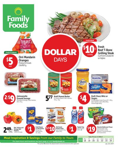 Grocery offers in Lillooet | Dollar Days in Family Foods | 2024-04-18 - 2024-05-02