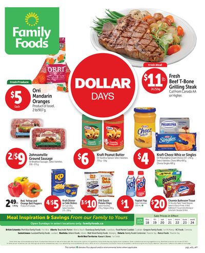 Family Foods catalogue in Lethbridge | Family Foods weekly flyer | 2024-04-18 - 2024-05-02