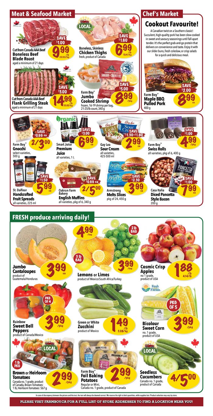 Farm Boy catalogue in Oshawa | It's all about the food. | 2024-04-18 - 2024-04-24