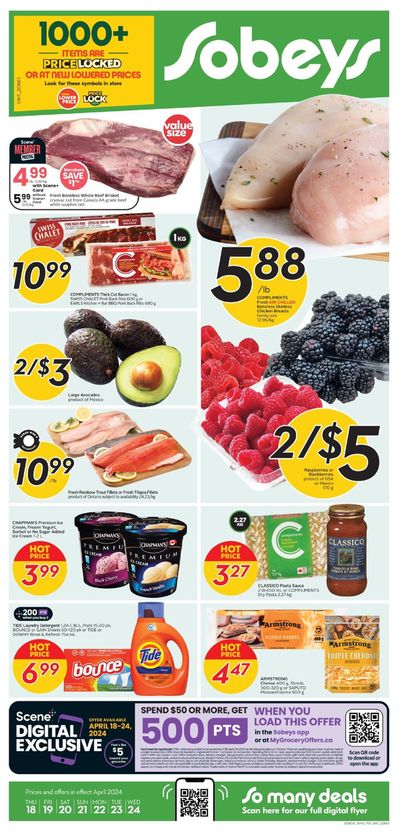 Sobeys catalogue in Mississauga | Sobeys Weekly ad | 2024-04-18 - 2024-04-24
