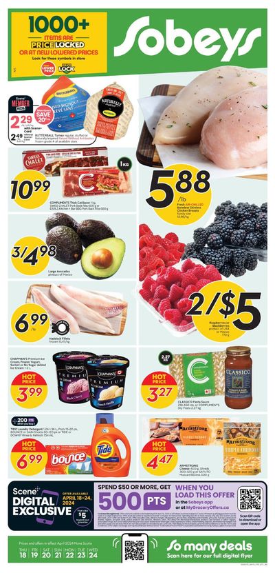 Grocery offers | Sobeys Weekly ad in Sobeys | 2024-04-18 - 2024-04-24