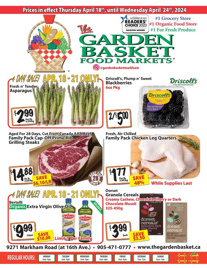 The Garden Basket catalogue | Prices in effect! | 2024-04-18 - 2024-05-02