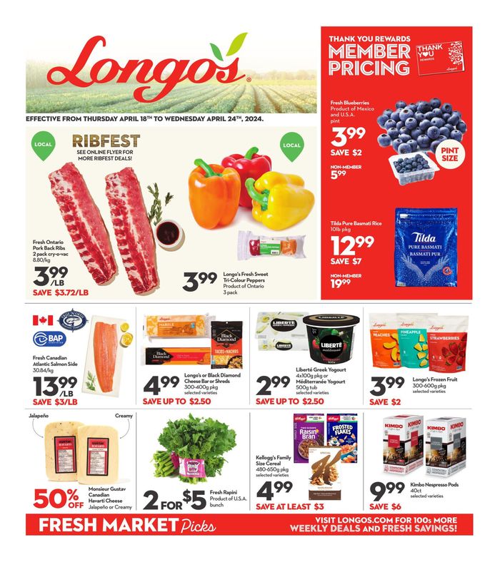 Longo's catalogue in Mississauga | Fresh Market Picks | 2024-04-18 - 2024-04-24