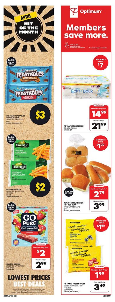 Grocery offers in Orillia | Zehrs Markets weeky flyer in Zehrs Markets | 2024-04-18 - 2024-04-24