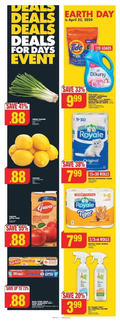 Grocery offers in Sydney | Deals for Day's Event in No Frills | 2024-04-18 - 2024-04-24
