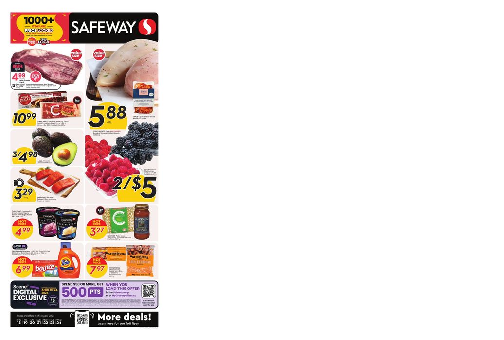 Safeway catalogue in Prince Rupert | New Lowered Prices | 2024-04-18 - 2024-04-24