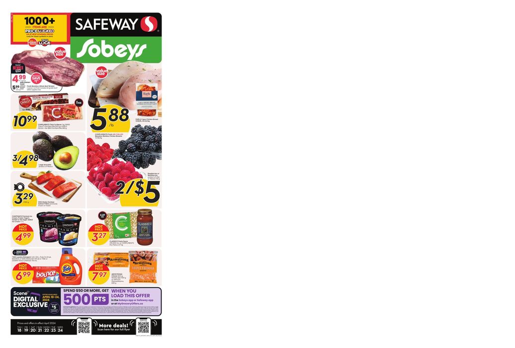 Safeway catalogue in Hinton | Weekly Flyer | 2024-04-18 - 2024-04-24