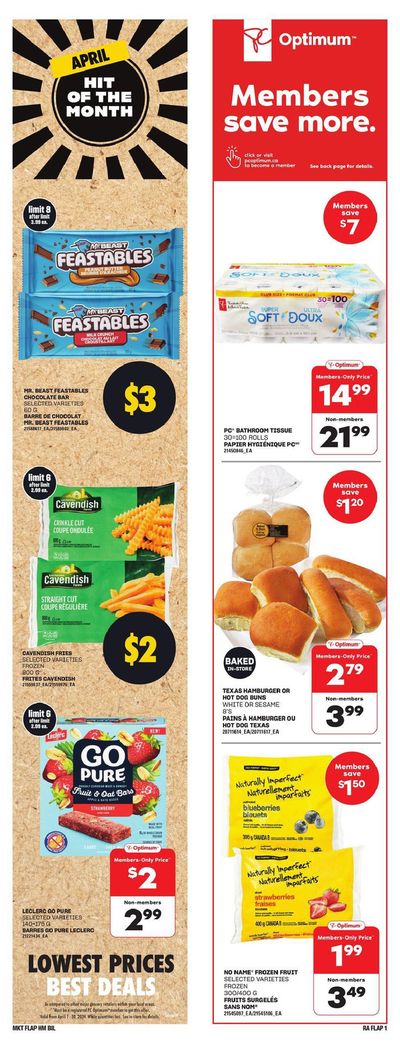 Grocery offers in Saint John | Members save more. in Atlantic Superstore | 2024-04-18 - 2024-04-24