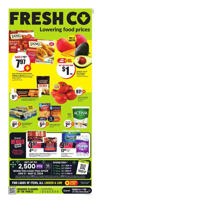 FreshCo catalogue in Vancouver | Lowering Food Prices. | 2024-04-18 - 2024-04-24