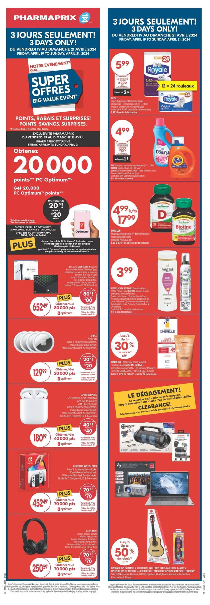 Shoppers Drug Mart catalogue in Yellowknife | Shoppers Drug Mart Weekly ad | 2024-04-20 - 2024-04-25