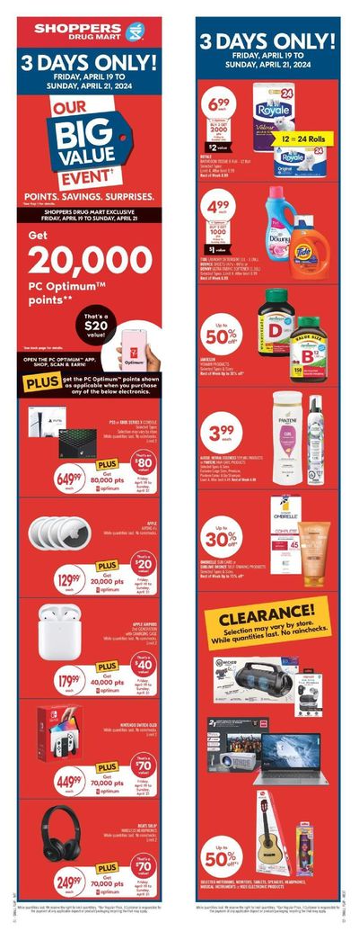 Shoppers Drug Mart catalogue in Vancouver | Shoppers Drug Mart Weekly ad | 2024-04-20 - 2024-04-25