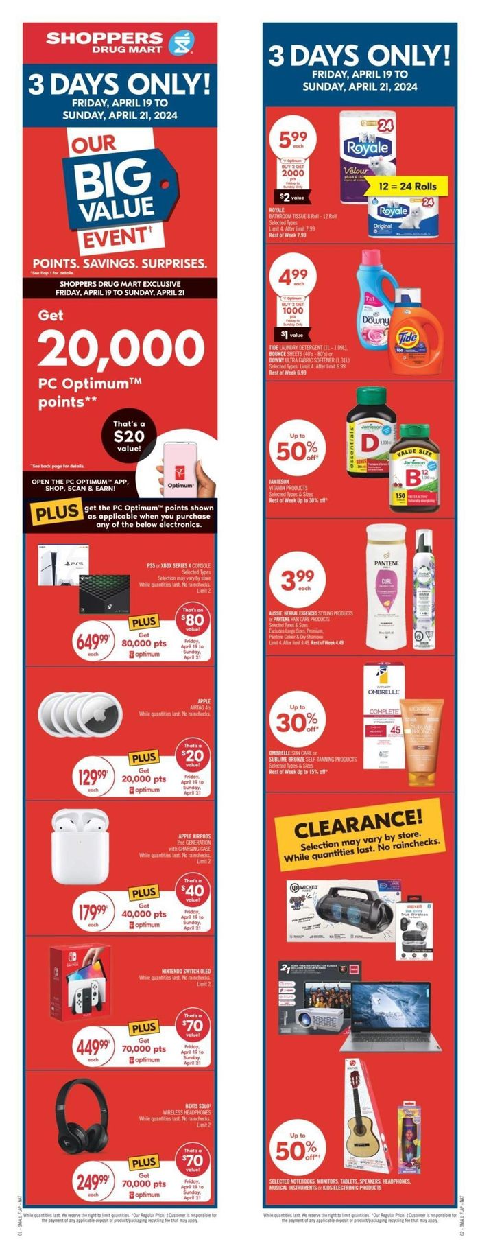 Shoppers Drug Mart catalogue in St. Catharines | Shoppers Drug Mart Weekly ad | 2024-04-20 - 2024-04-25