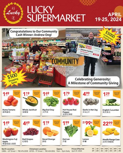 Lucky Supermarket catalogue in Winnipeg | April Weekly Deals | 2024-04-19 - 2024-05-03