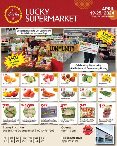Lucky Supermarket catalogue in Surrey | Lucky Supermarket April Deals | 2024-04-19 - 2024-05-03