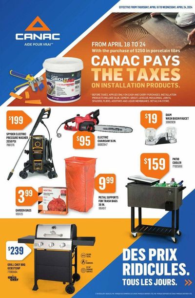 Garden & DIY offers in Vaughan | Canac weekly flyer in Canac | 2024-04-19 - 2024-04-26