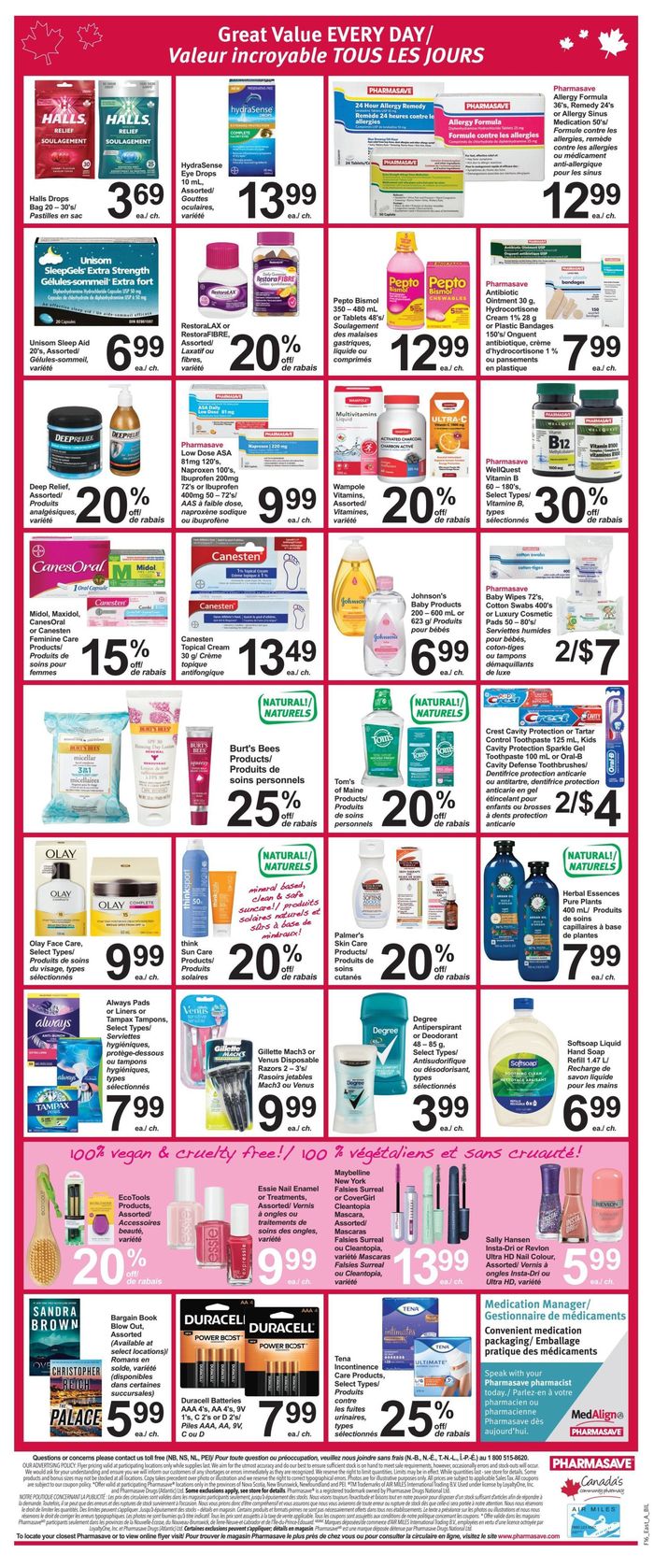 Pharmasave catalogue in St. Catharines | Valeur incroyable TOUS LES jOURS | 2024-04-19 - 2024-04-25