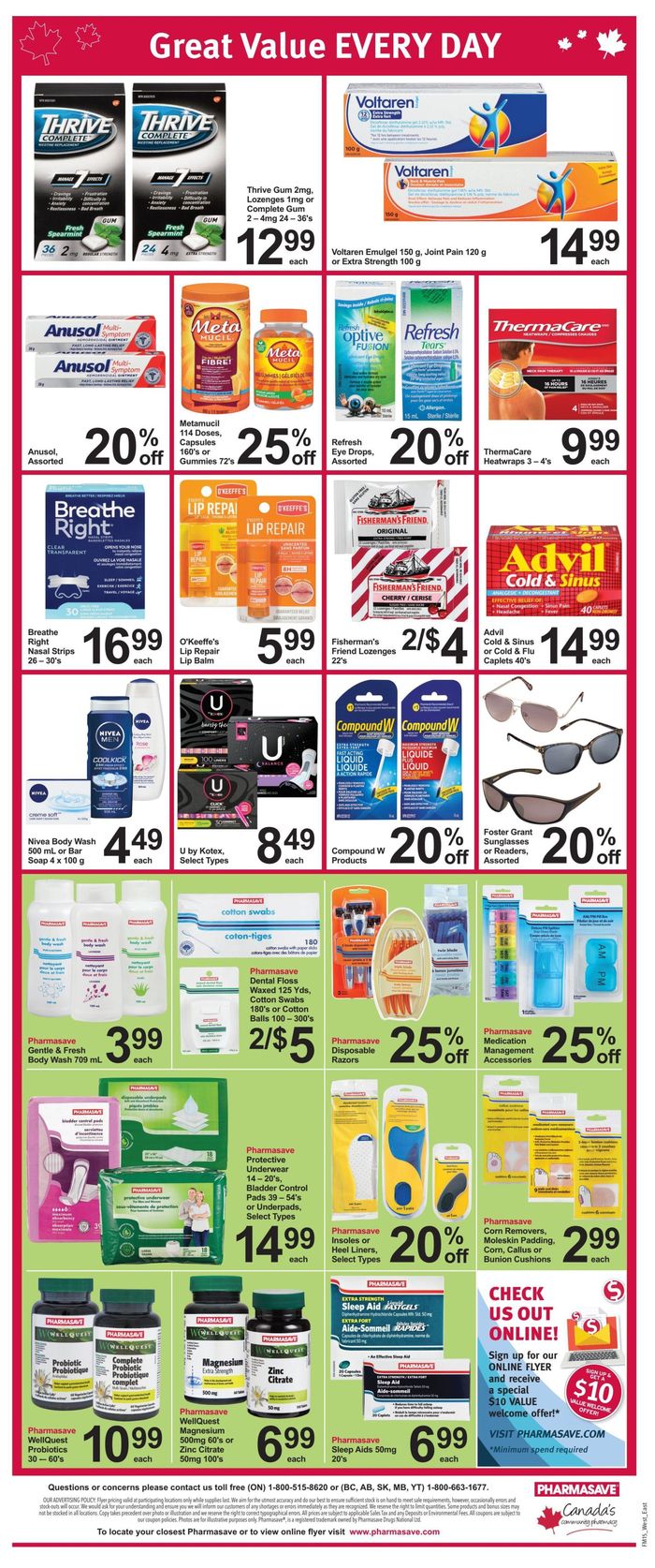 Pharmasave catalogue in Gatineau | Door Crasher Deals | 2024-04-12 - 2024-04-25