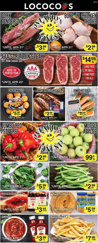 Grocery offers in Niagara Falls | Weekly Specials in Lococos | 2024-04-19 - 2024-04-25