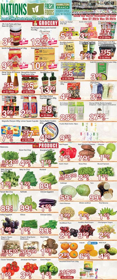 Nations Fresh Foods catalogue in Mississauga | Grocery Specials | 2024-04-19 - 2024-05-03