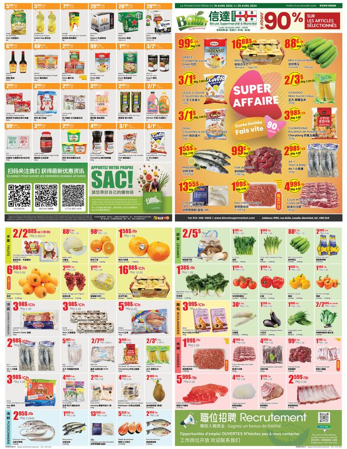 Btrust Supermarket catalogue in Toronto | Super Affaire | 2024-04-19 - 2024-05-03