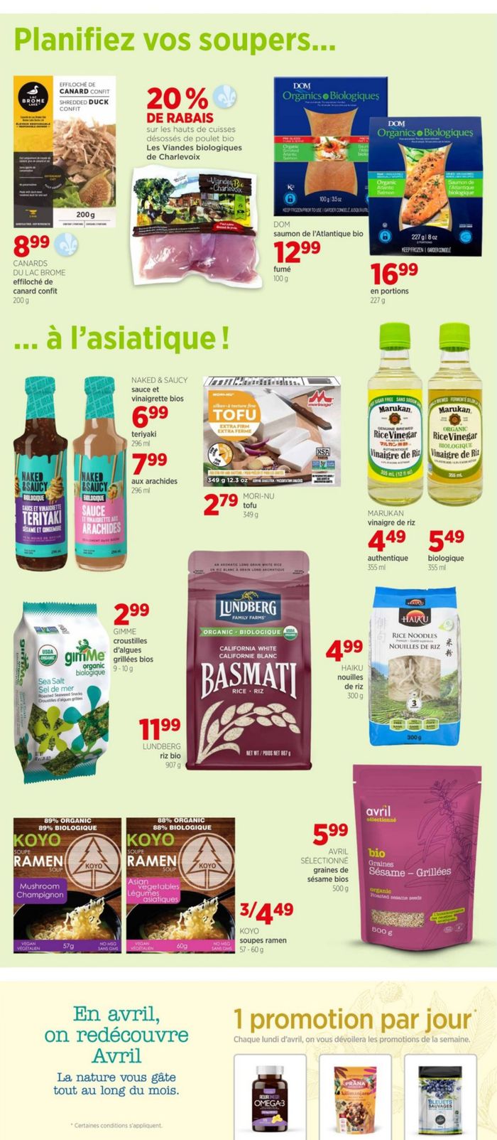 Avril catalogue in Montreal | Avril Supermarche Sante | 2024-04-19 - 2024-04-24