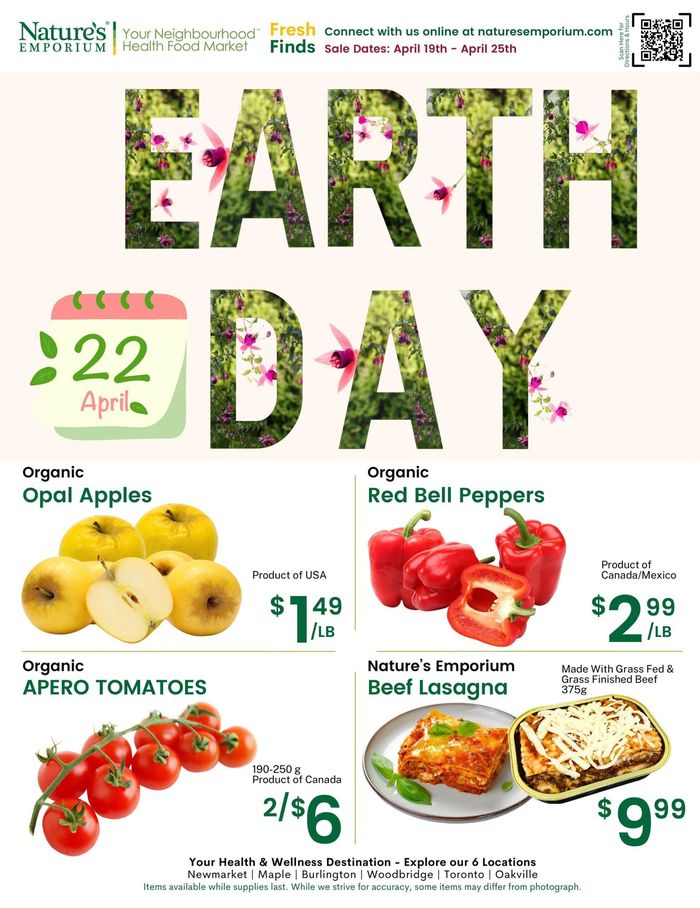Nature's Emporium catalogue in Vaughan | Earth Day Savings | 2024-04-19 - 2024-04-25