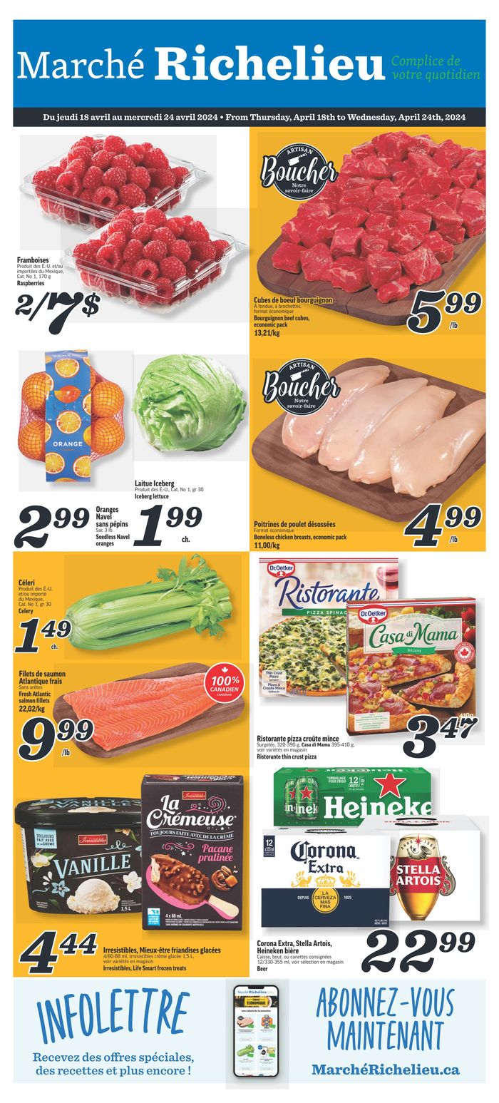 Marché Richelieu catalogue in Quebec | Weekly Specials | 2024-04-19 - 2024-04-24