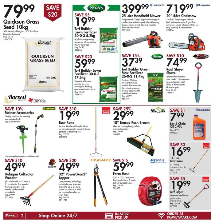 Peavey Mart catalogue in Spruce Grove | Getting Garden Ready! | 2024-04-19 - 2024-04-25