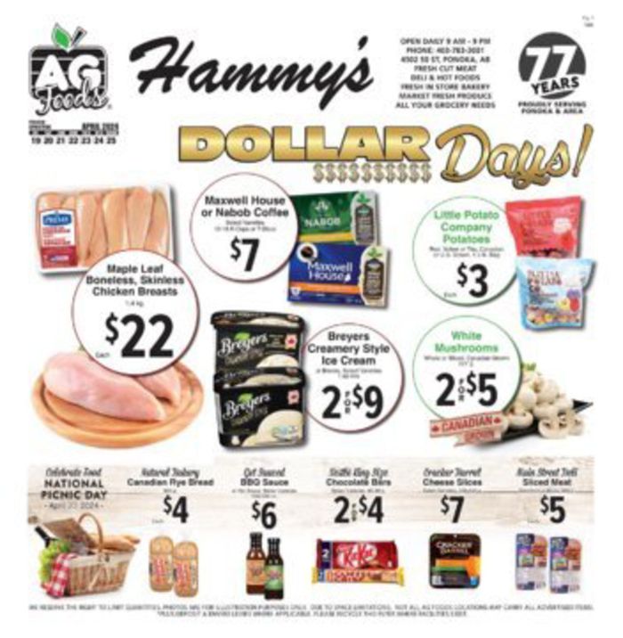 AG Foods catalogue in Leduc | AG Foods weekly flyer | 2024-04-20 - 2024-05-04