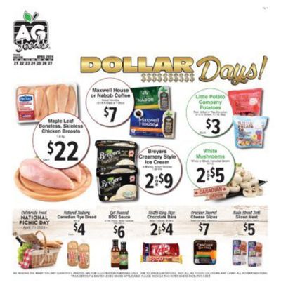 Grocery offers in Bonnyville | AG Foods weekly flyer in AG Foods | 2024-04-22 - 2024-05-06