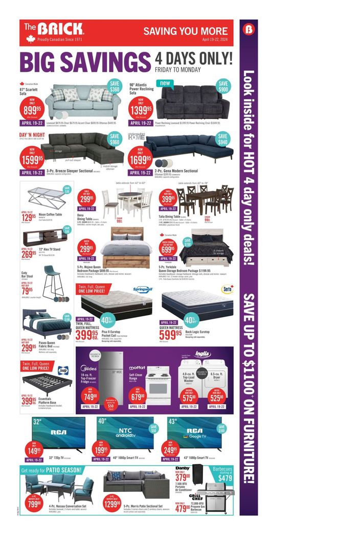The Brick catalogue in Kamloops | Weekly Flyer | 2024-04-16 - 2024-05-01