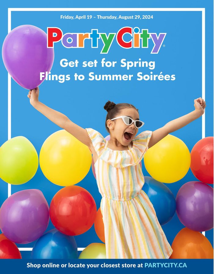 Party City catalogue in Toronto | Get set for Spring Flings to Summer Soirées | 2024-04-22 - 2024-08-29
