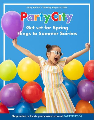 Kids, Toys & Babies offers in Toronto | Get set for Spring Flings to Summer Soirées in Party City | 2024-04-22 - 2024-08-29