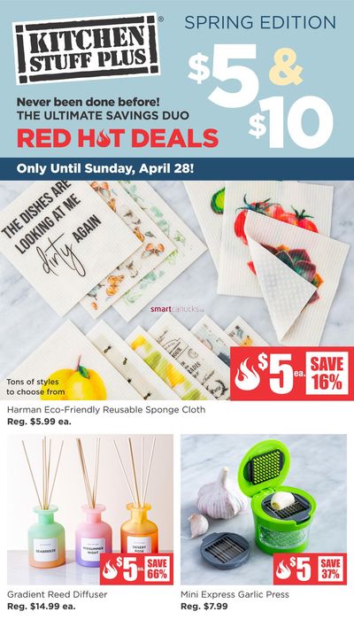 Home & Furniture offers in Vaughan | Kitchen Stuff Plus weeky flyer in Kitchen Stuff Plus | 2024-04-22 - 2024-04-28