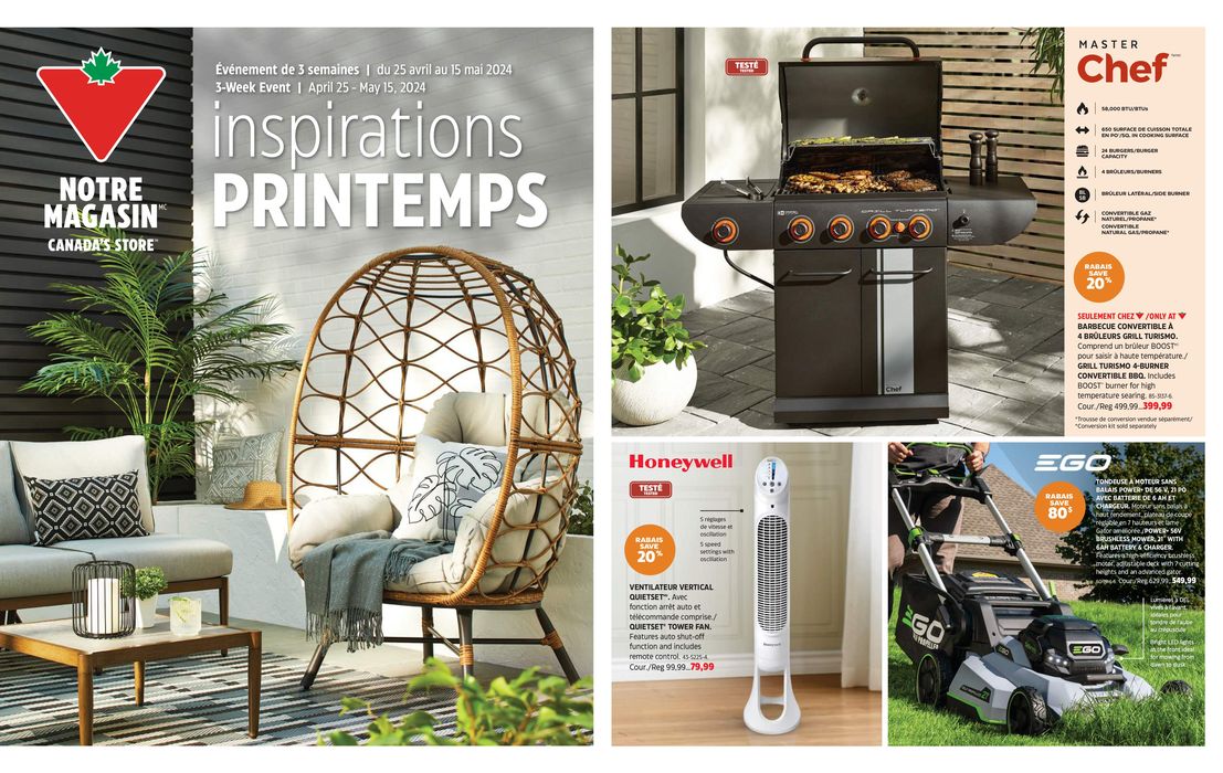 Canadian Tire catalogue in Trois-Rivières | Canadian Tire weekly flyer | 2024-04-25 - 2024-05-15