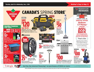 Canadian Tire catalogue in Banff | Canada's Spring Store | 2024-04-25 - 2024-05-01