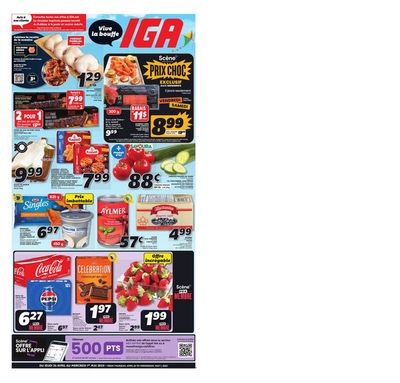 Grocery offers in Clair | IGA Extra weekly flyer in IGA Extra | 2024-04-25 - 2024-05-01