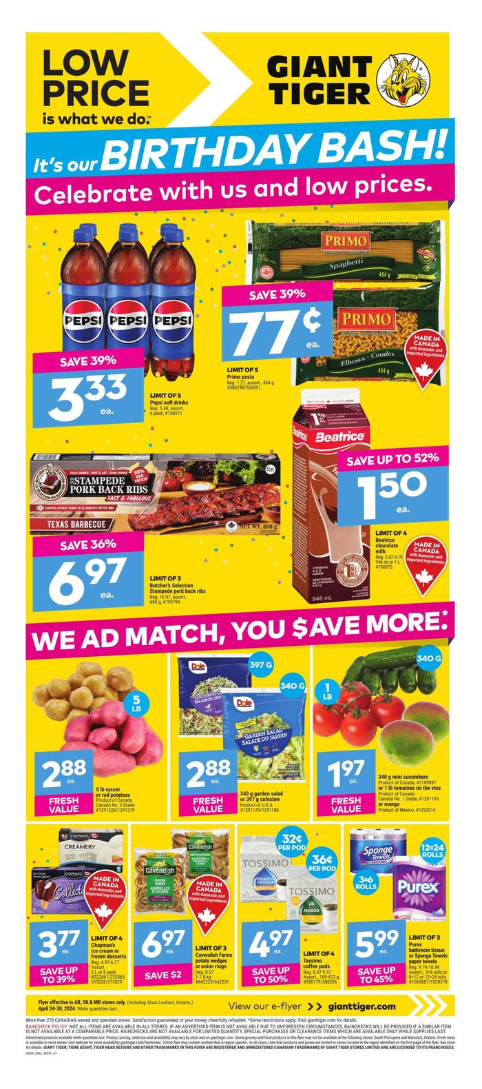 Giant Tiger catalogue in Prince Albert | Weekly Flyer | 2024-04-24 - 2024-04-30