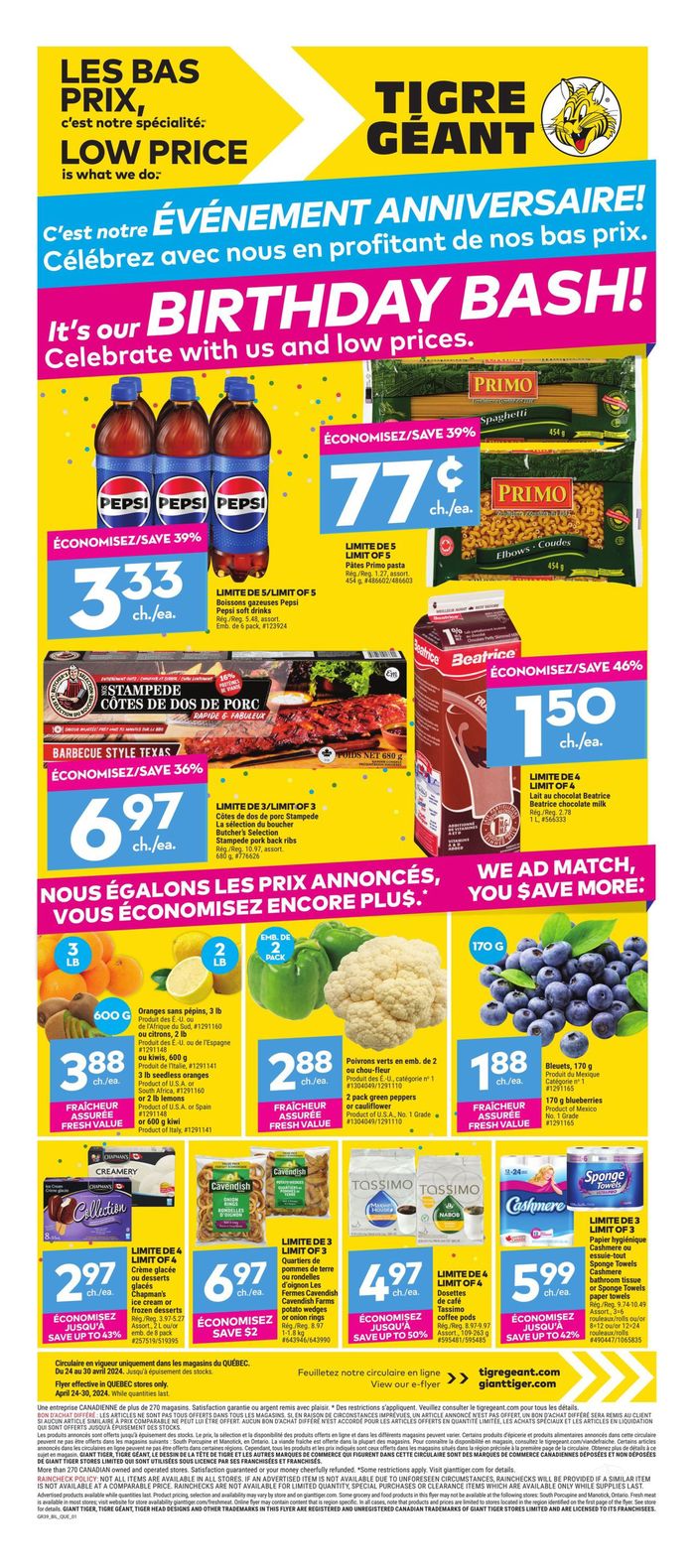Giant Tiger catalogue in Granby | Weekly Flyer | 2024-04-24 - 2024-04-30