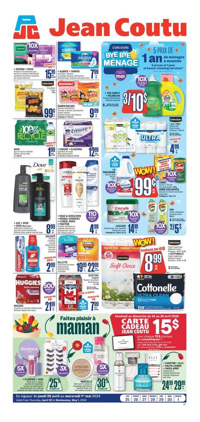 Jean Coutu catalogue in Saint-Georges | Bye Bye Menage | 2024-04-25 - 2024-05-01
