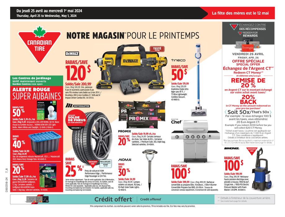 Canadian Tire catalogue in Victoriaville | Canadian Tire weekly flyer | 2024-04-25 - 2024-05-01