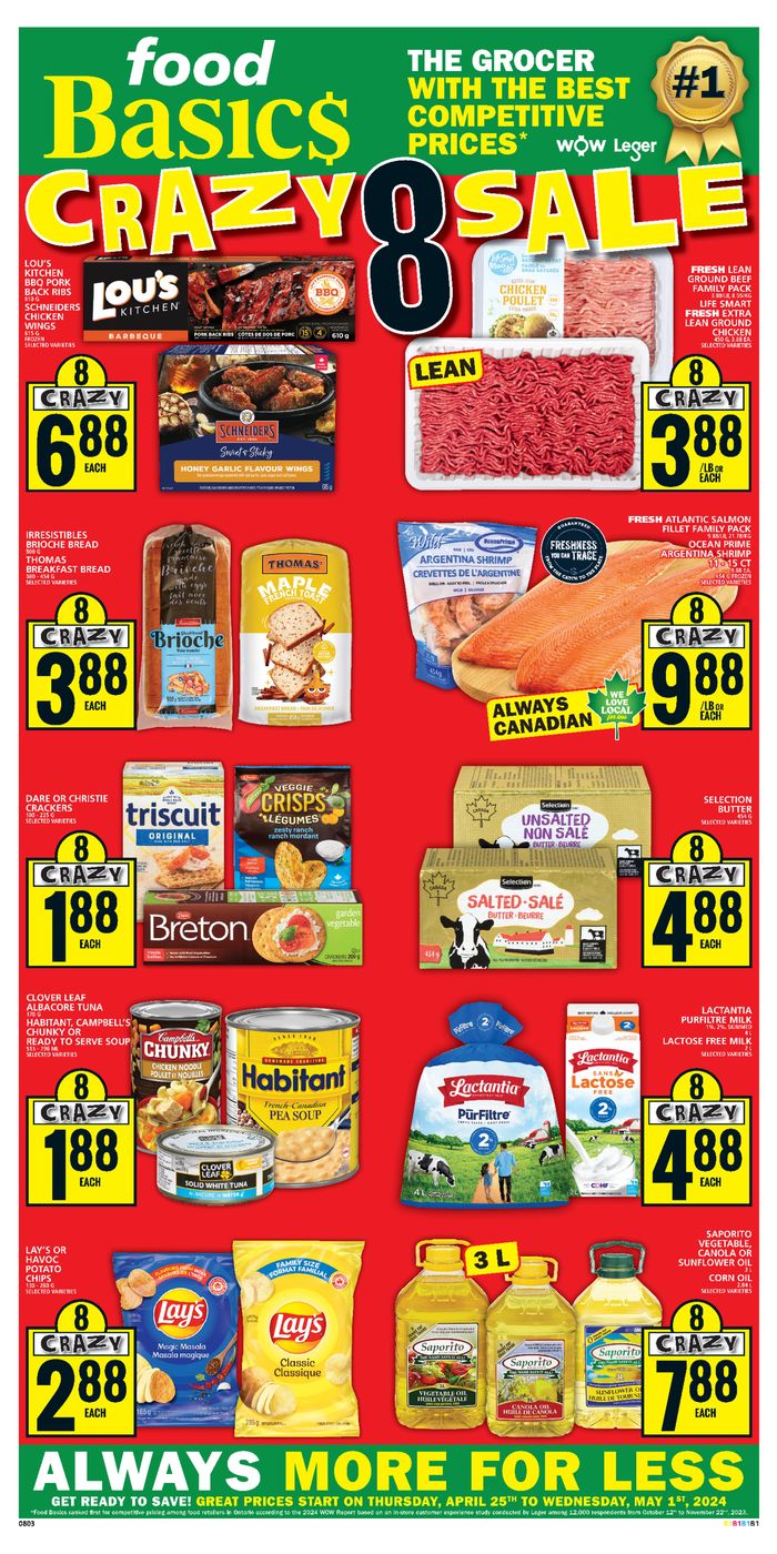 Food Basics catalogue in Sudbury | Food Basics weekly flyer | 2024-04-25 - 2024-05-01