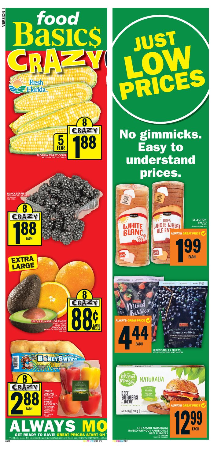 Food Basics catalogue in Timmins | Food Basics weekly flyer | 2024-04-25 - 2024-05-01