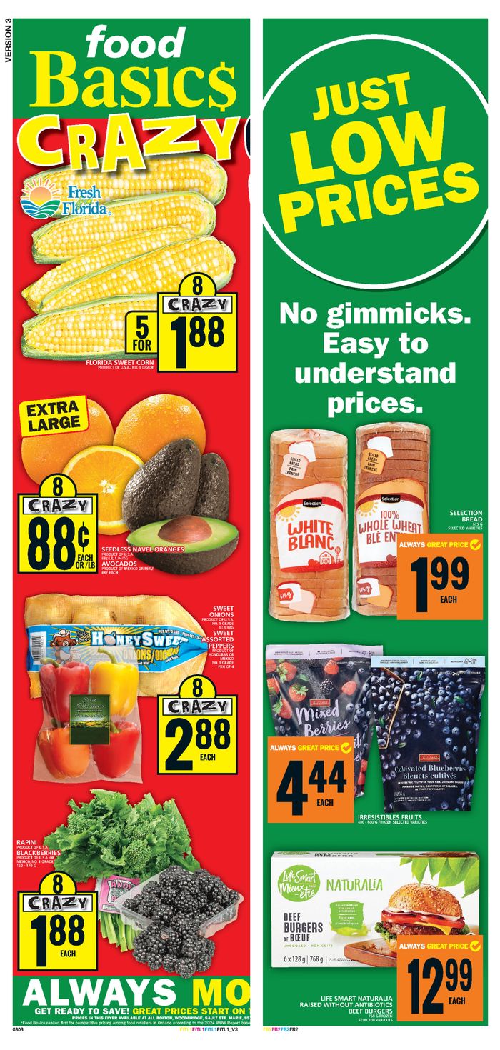 Food Basics catalogue in Sault Ste. Marie | Food Basics weekly flyer | 2024-04-25 - 2024-05-01