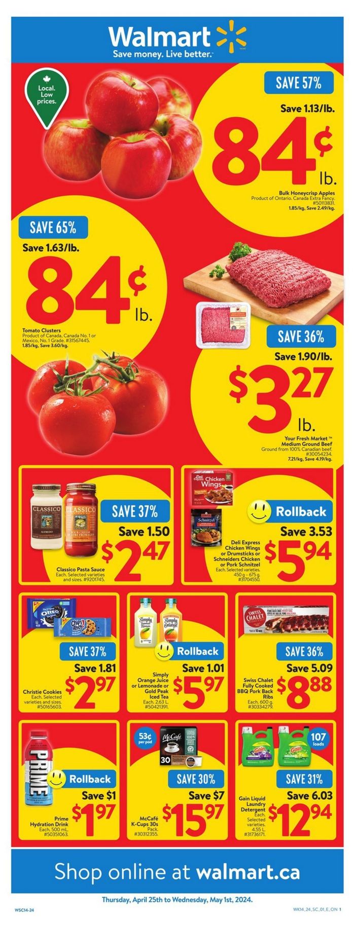 Walmart catalogue in Sherbrooke QC | Walmart Save Money Live Better | 2024-04-24 - 2024-05-08