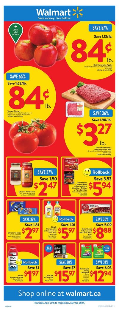 Walmart catalogue in Mississauga | Walmart Save Money Live Better | 2024-04-24 - 2024-05-08