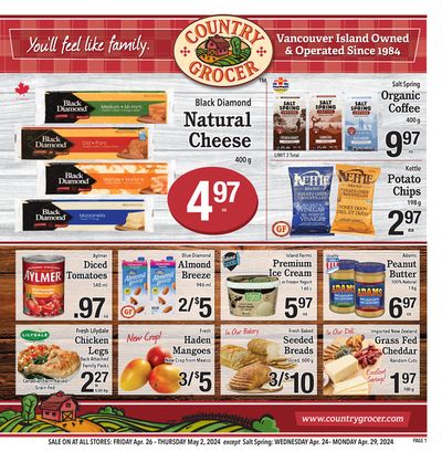Grocery offers in Nanaimo | Country Grocer Weekly Deals in Country Grocer | 2024-04-24 - 2024-05-08